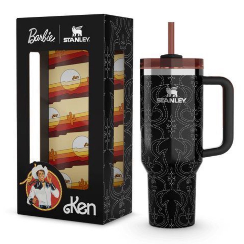 *EXCLUSIVE* Stanley Barbie Ken Black Tumbler
